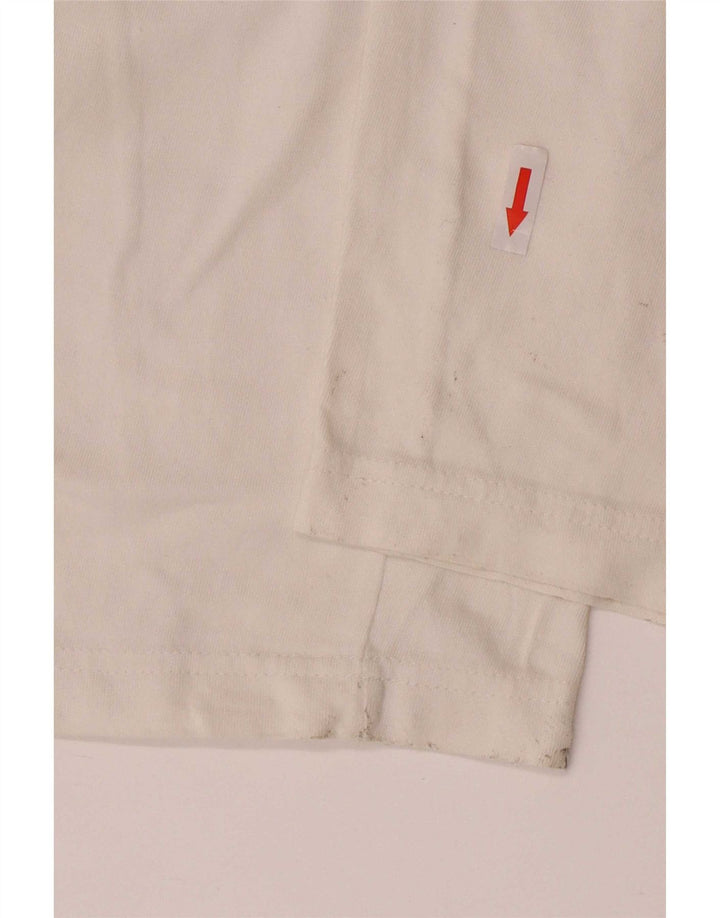 Champion Womens Tracksuit Trousers UK 12 Medium White Cotton