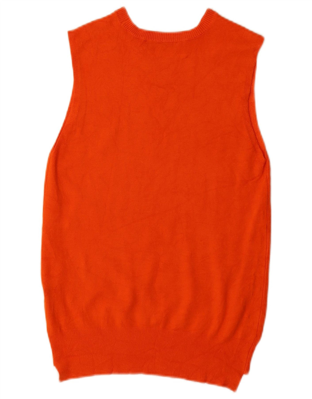 Zara Womens Vest Tank Top UK 12 Medium Orange