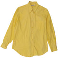 Cacharel Womens Shirt UK 14 Large Yellow