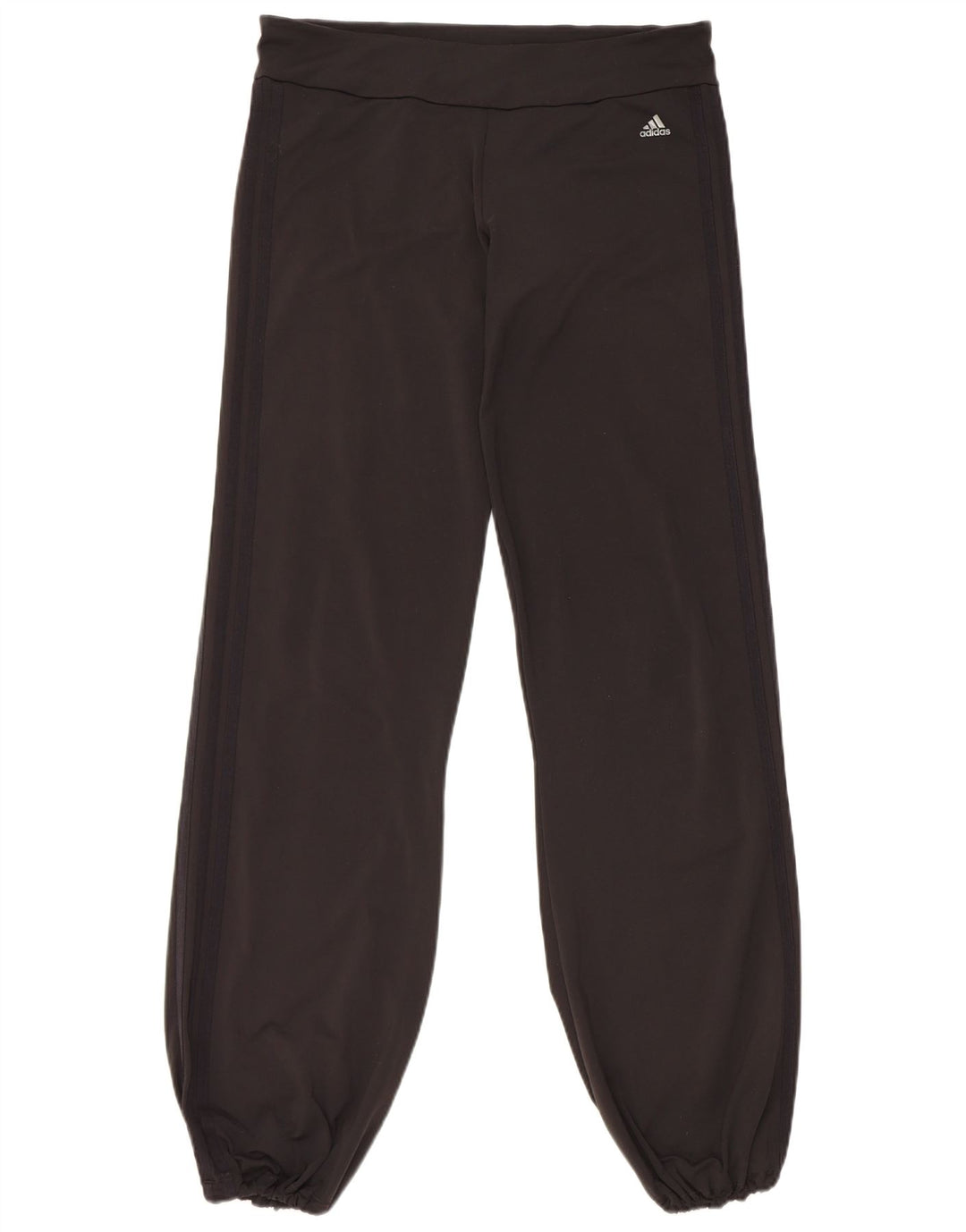 Adidas Womens Climalite Tracksuit Trousers Joggers UK 14 Medium Black