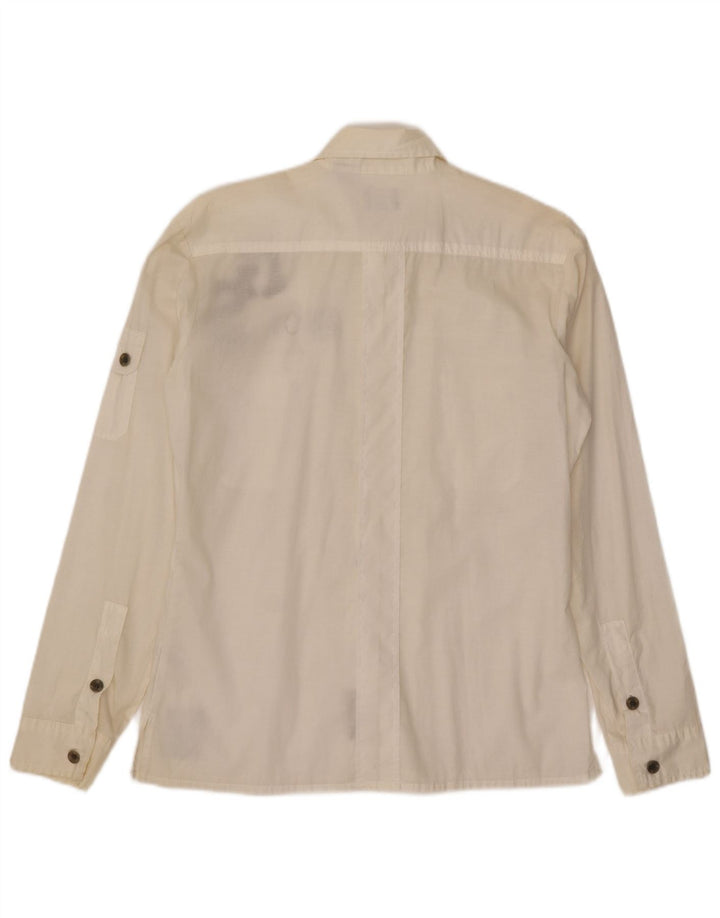 G-Star Mens Graphic Shirt Large White Cotton