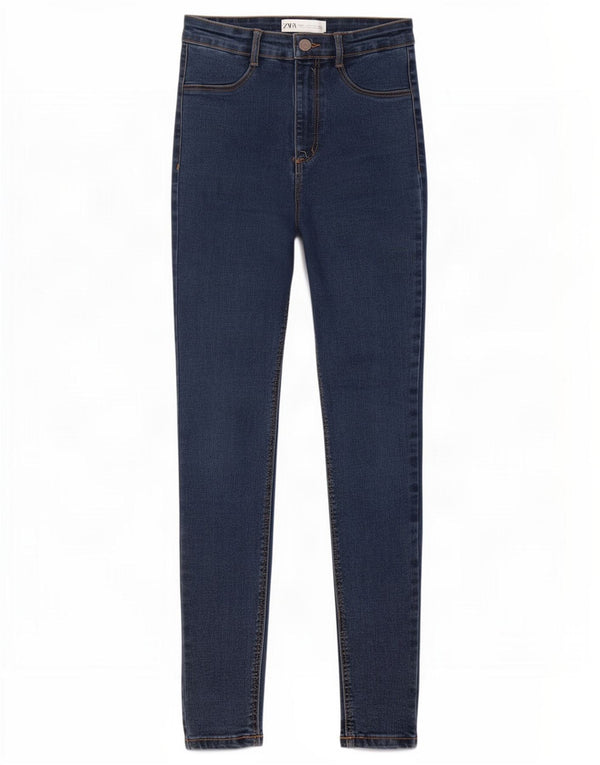 Zara Womens Skinny Jeans EU 34 2XS W24 L28 Navy Blue