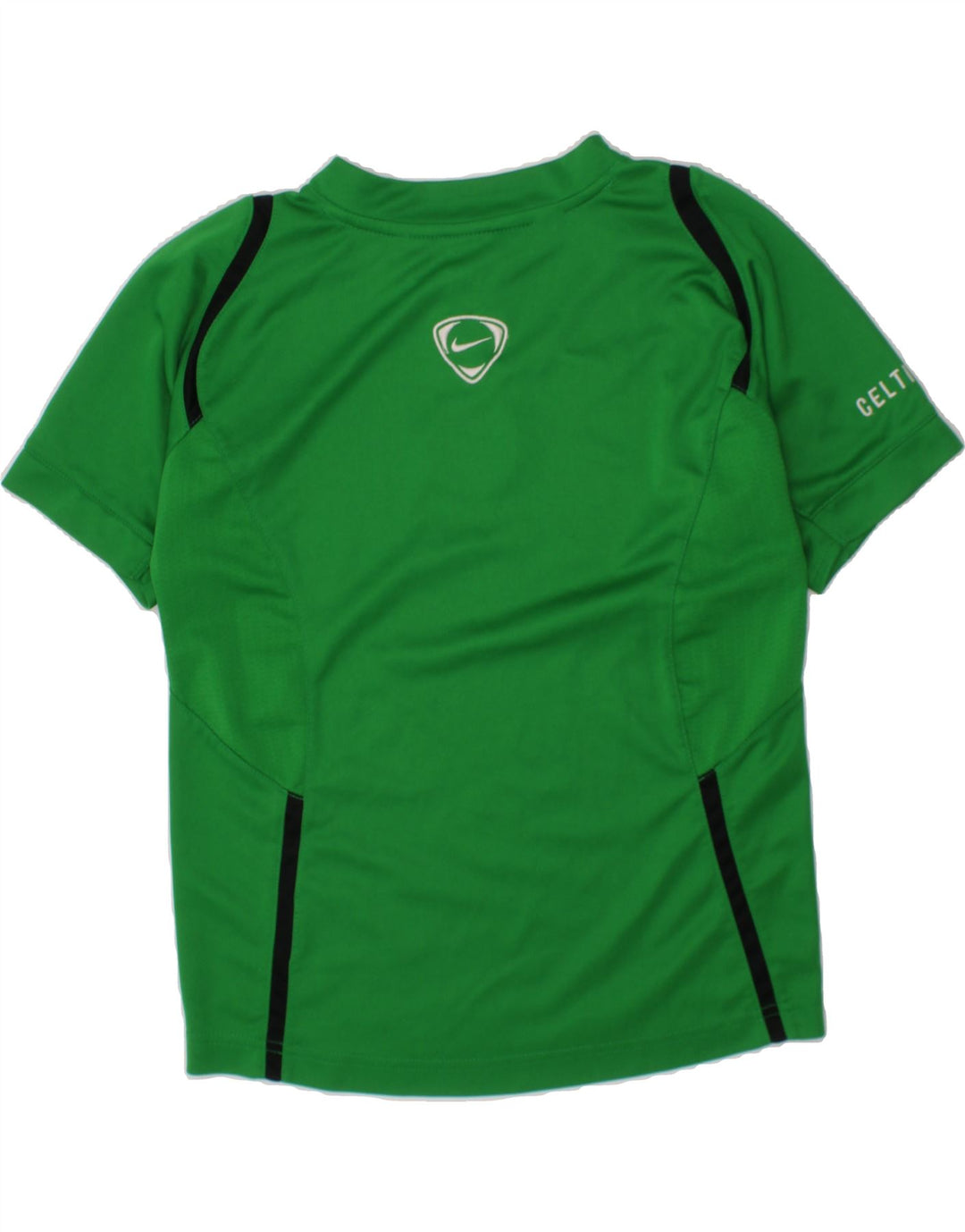 NIKE Boys Boston Celtics T-Shirt Top 8-9 Years Small  Green Polyester Vintage Nike and Second-Hand Nike from Messina Hembry 