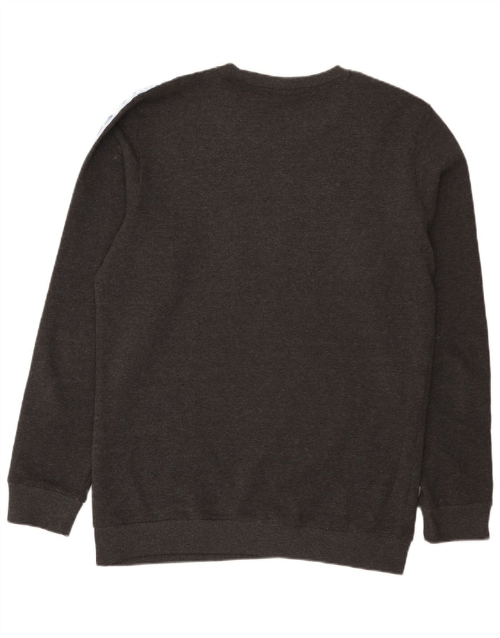 Fila Mens Graphic Sweatshirt Jumper Large Grey Colourblock Polyester