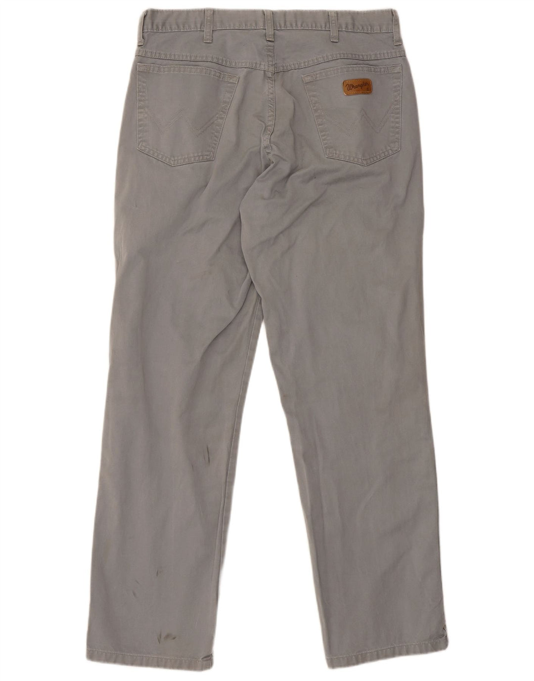 Wrangler Womens Straight Casual Trousers W32 L31 Grey Classic