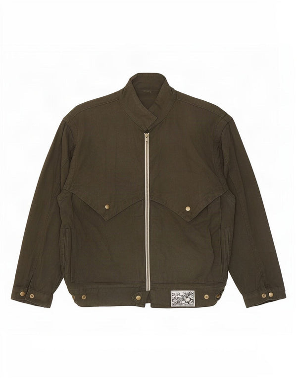 Vintage Mens Bomber Jacket UK 40 Large Khaki