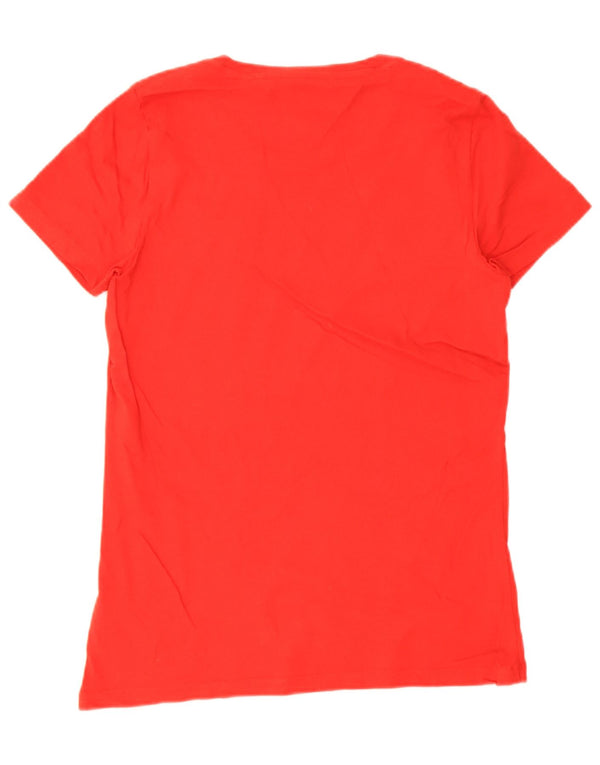 Tommy Hilfiger Mens T-Shirt Top Large Red Cotton