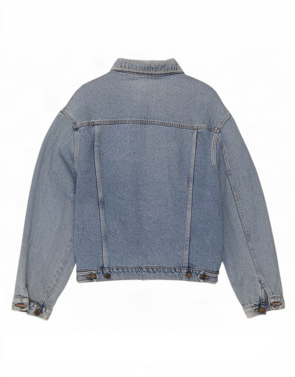 POP 84 Mens Denim Jacket UK 40 Large Blue