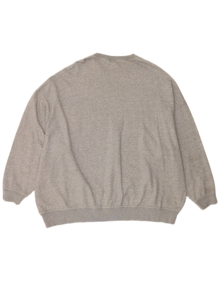 NIKE Mens Loose Fit Sweatshirt Jumper 2XL Grey Cotton