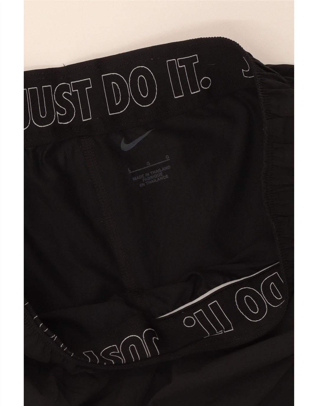 NIKE Womens Sport Shorts UK 14 Large  Black