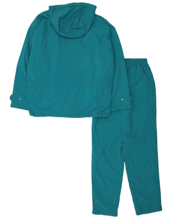 Diadora Womens Hooded Oversized Full Tracksuit UK 14 Medium Blue Polyamide