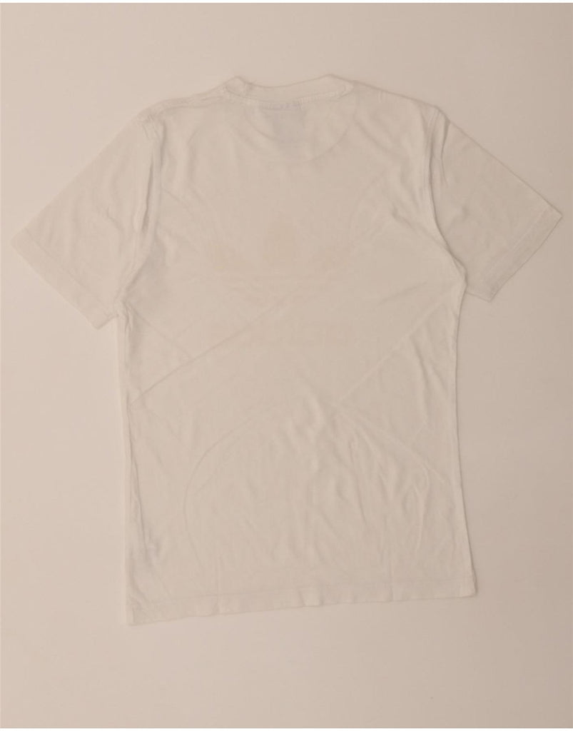 ADIDAS Mens Graphic T-Shirt Top XS White Cotton Vintage Adidas and Second-Hand Adidas from Messina Hembry 