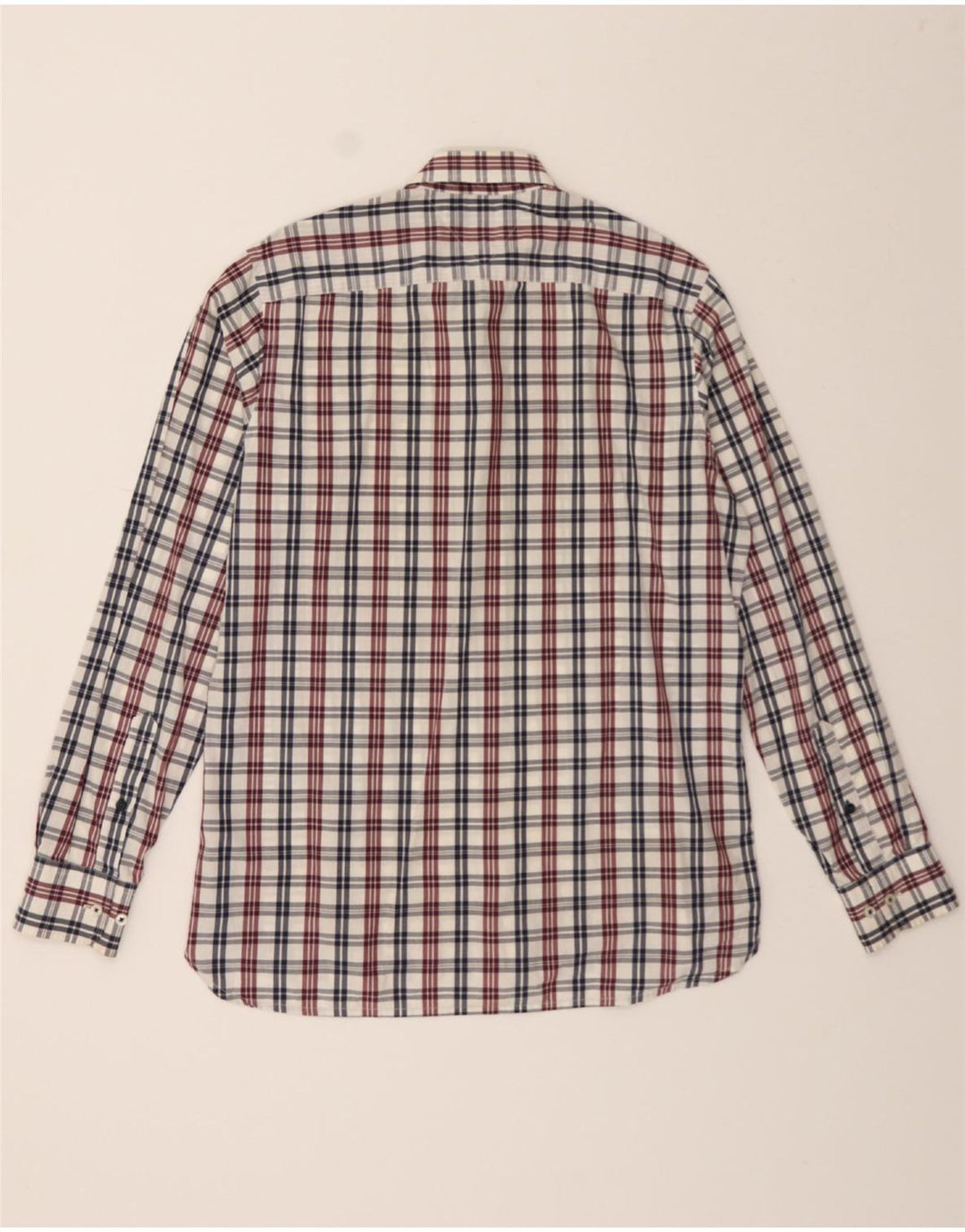 TOMMY HILFIGER Mens Custom Fit Shirt Small White Check Cotton Vintage Tommy Hilfiger and Second-Hand Tommy Hilfiger from Messina Hembry 