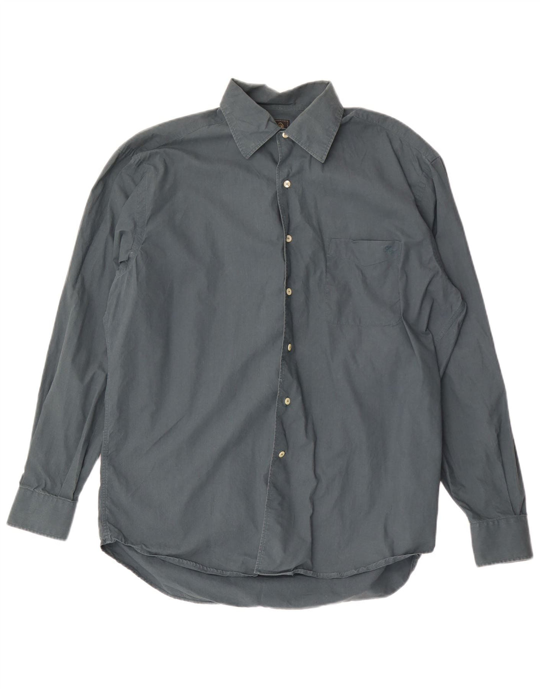 Fay Mens Shirt Large Green Cotton