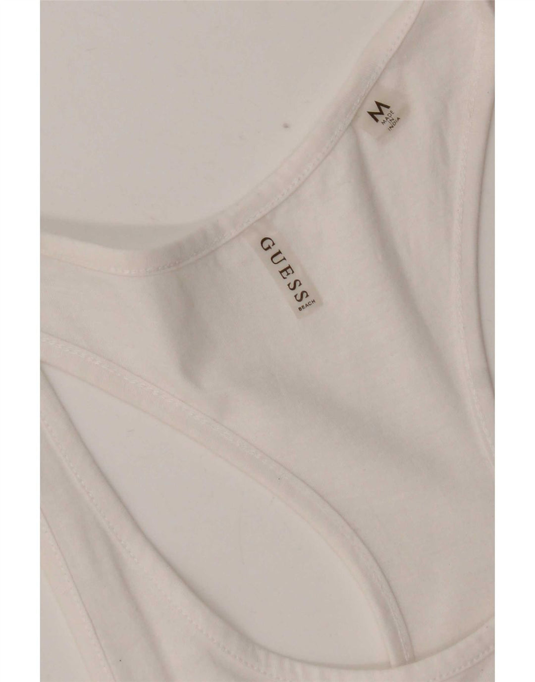 Guess Womens Graphic Sundress UK 12 Medium White