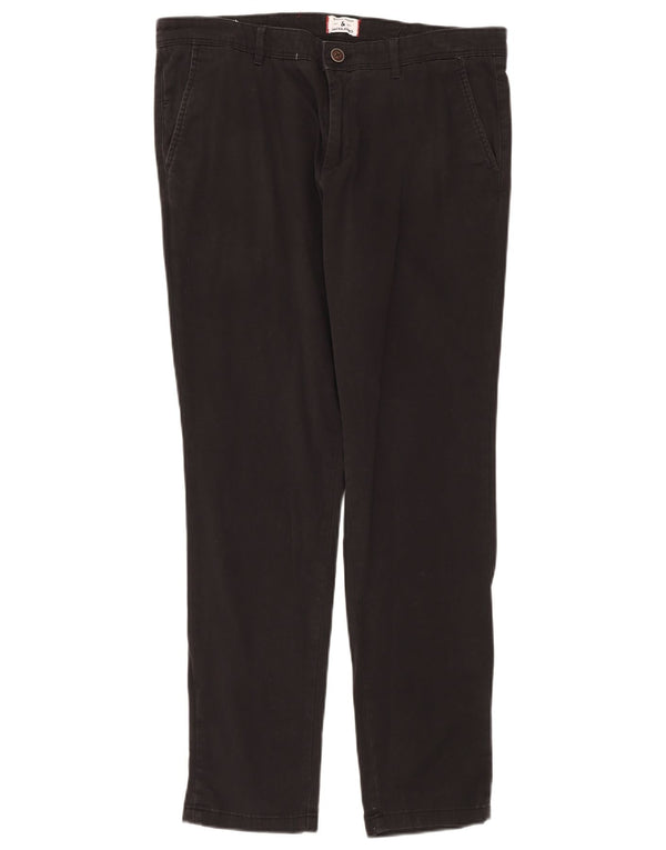 Jack & Jones Mens Slim Chino Trousers W36 L32 Black