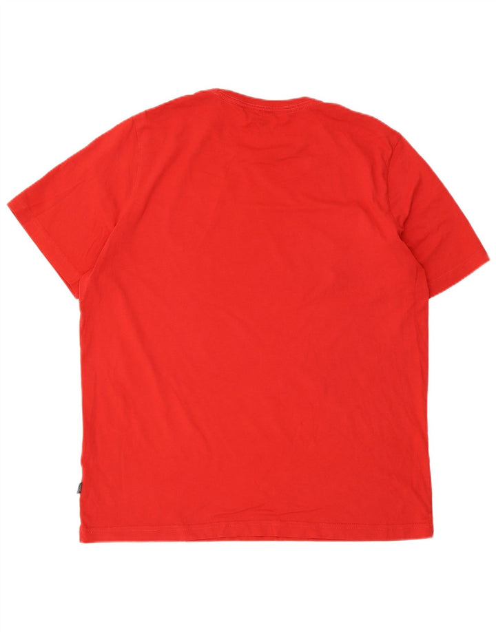 Puma Mens Graphic T-Shirt Top Large Red