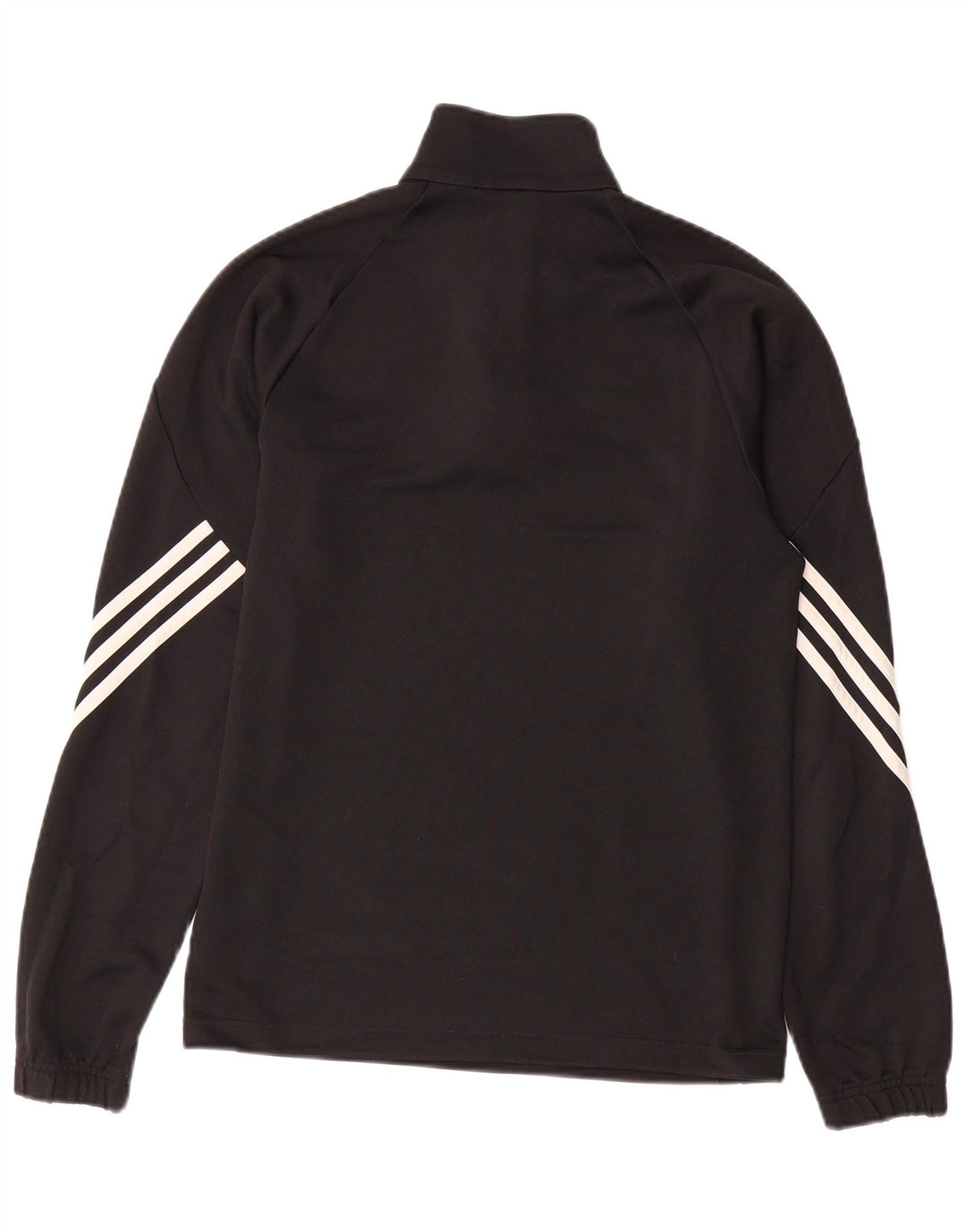 ADIDAS Mens Climalite Zip Neck Pullover Tracksuit Top Small Black