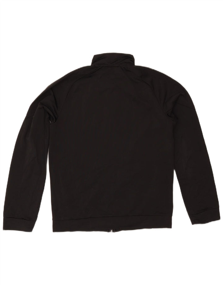 Puma Boys Graphic Tracksuit Top Jacket 13-14 Years Black Polyester