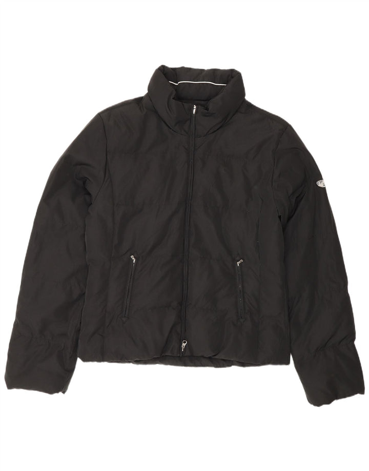 Champion Womens Padded Jacket UK 16 Large Black Polyester