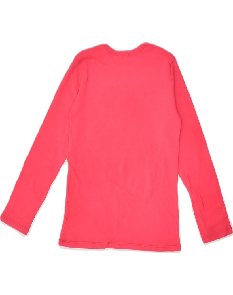 BENETTON Girls Graphic Top Long Sleeve 5-6 Years Pink | Vintage Benetton | Thrift | Second-Hand Benetton | Used Clothing | Messina Hembry 