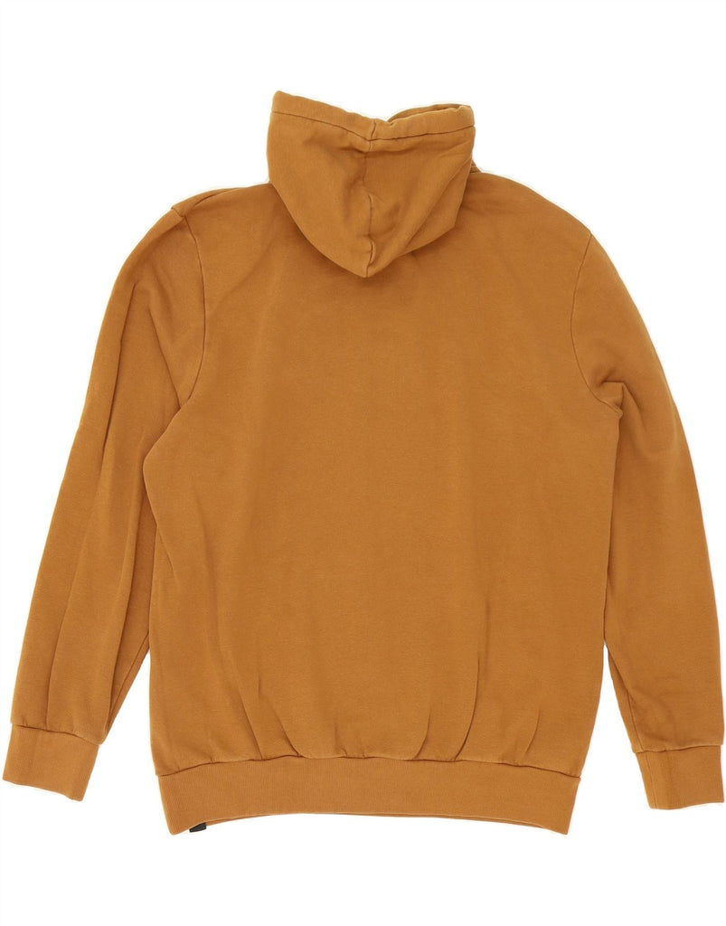C & A Mens Graphic Hoodie Jumper XL Brown Cotton Vintage C & A and Second-Hand C & A from Messina Hembry 