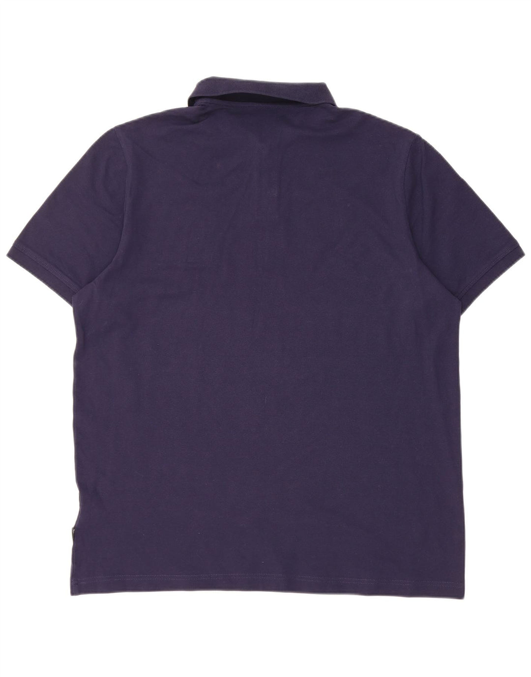 Puma Mens Polo Shirt Large Navy Blue Cotton