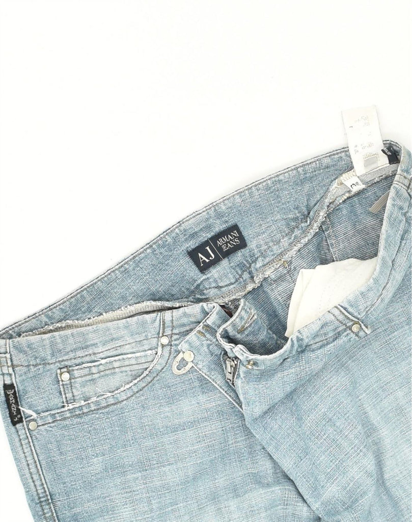 ARMANI Womens Capri Jeans W30 L17 Blue Cotton | Vintage Armani | Thrift | Second-Hand Armani | Used Clothing | Messina Hembry 