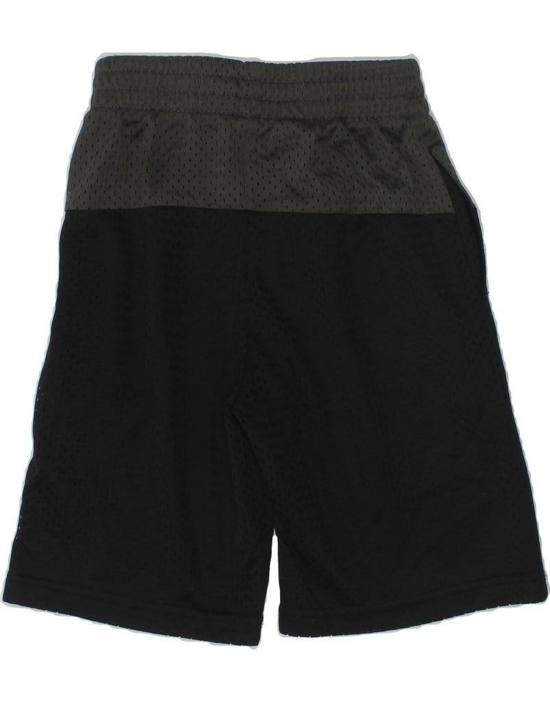 CHAMPION Boys Sport Shorts 3-4 Years Black Colourblock Polyester | Vintage Champion | Thrift | Second-Hand Champion | Used Clothing | Messina Hembry 