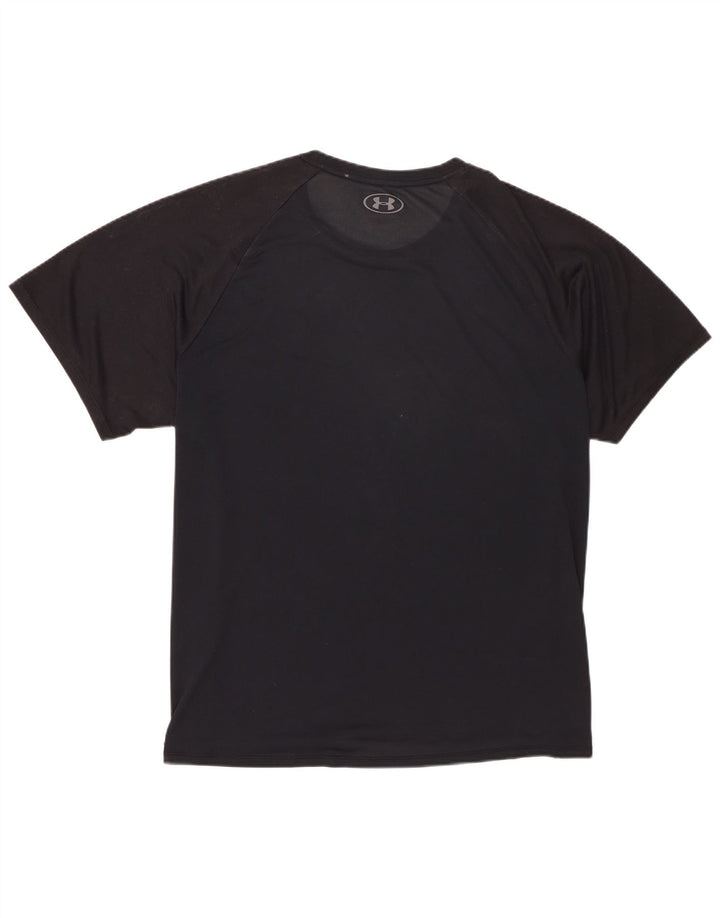 Under Armour Mens T-Shirt Top 2XL Black Polyester