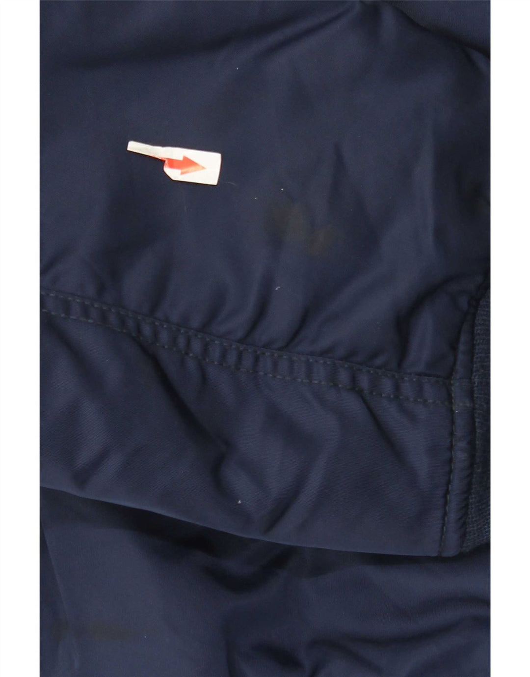 Pull & Bear Mens Bomber Jacket UK 38 Medium Navy Blue Colourblock