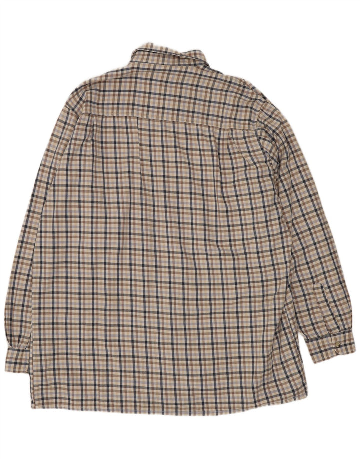 Champion Mens Flannel Shirt XL Multicoloured Gingham Cotton