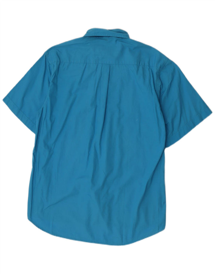Levi's Mens Short Sleeve Shirt Medium Blue Cotton