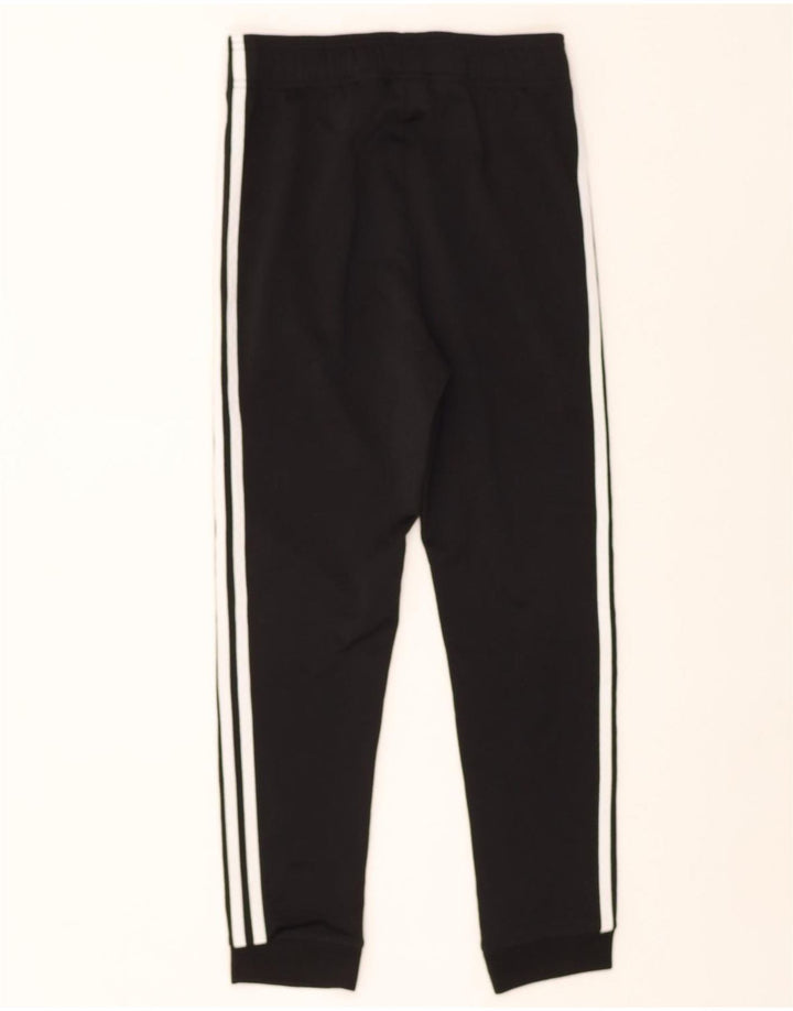 ADIDAS Boys Tracksuit Trousers Joggers 11-12 Years Black Polyester Vintage Adidas and Second-Hand Adidas from Messina Hembry 