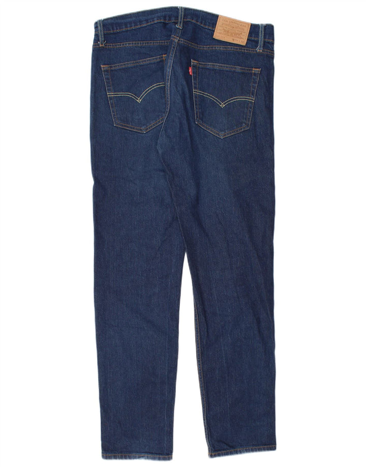 Levi's Mens 511 Slim Jeans W34 L32 Navy Blue Cotton