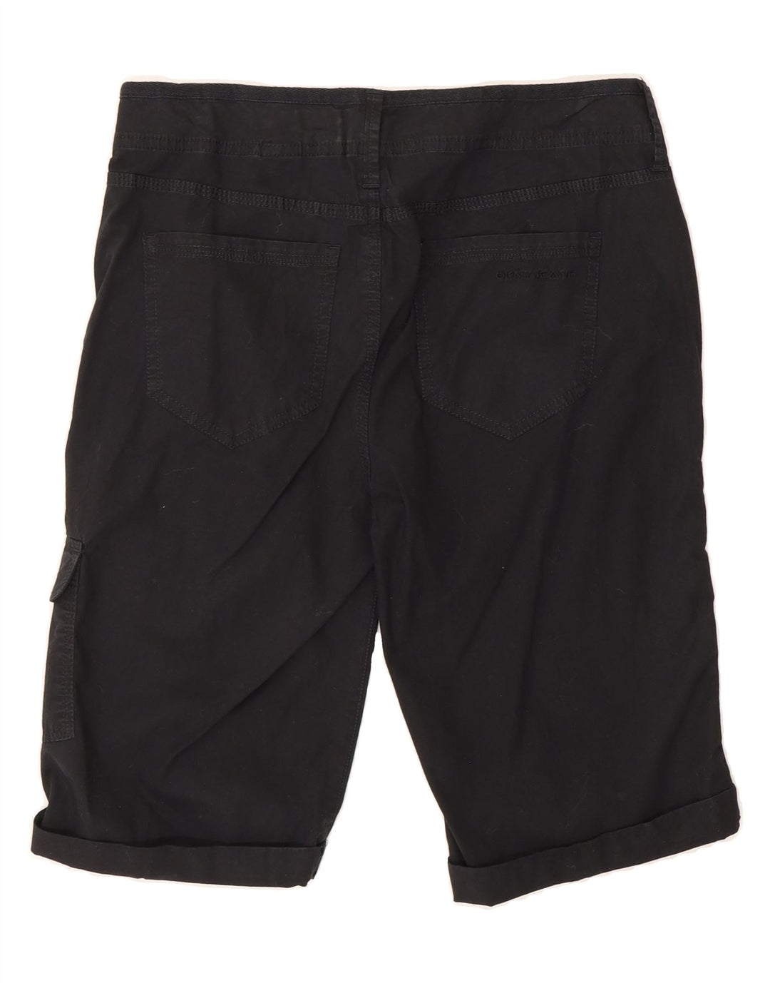 DKNY Womens Cargo Shorts US 2 XS W30  Black Cotton Vintage Dkny and Second-Hand Dkny from Messina Hembry 