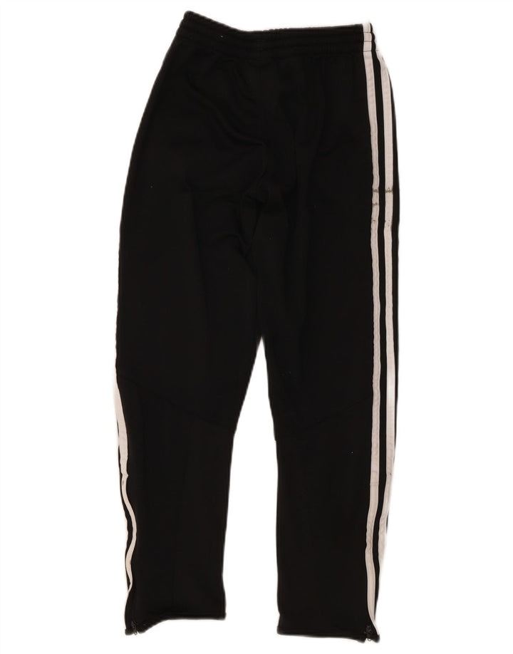 Adidas Boys Tracksuit Trousers 9-10 Years Black Polyester