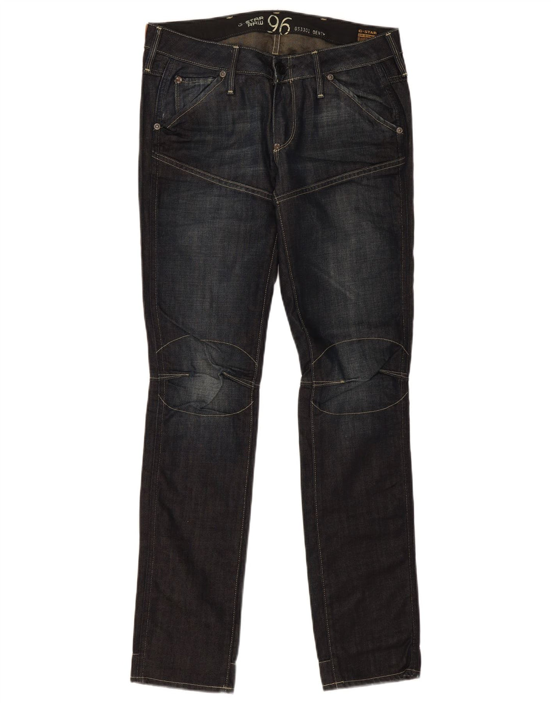 G-Star Womens Slim Jeans  W28 L32 Navy Blue Cotton