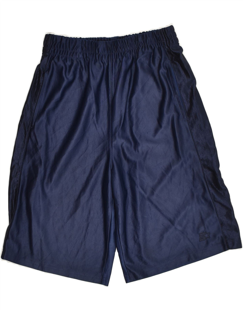 STARTER Boys Sport Shorts 14-15 Years XL  Navy Blue Polyester | Vintage Starter | Thrift | Second-Hand Starter | Used Clothing | Messina Hembry 