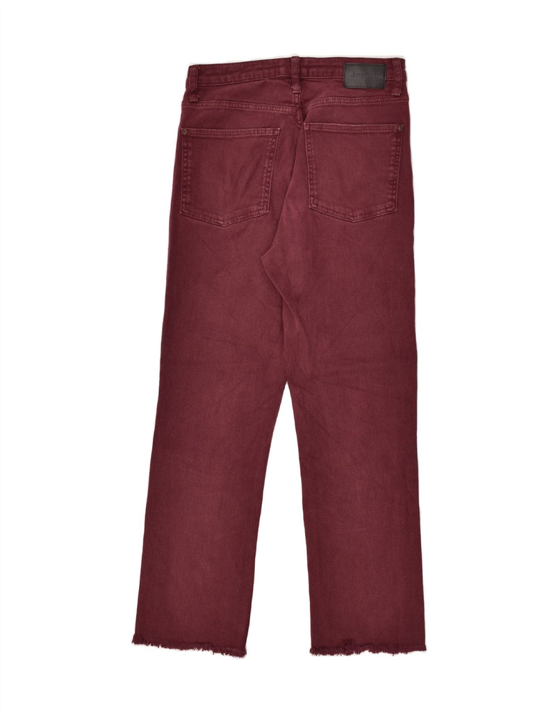 DESIGUAL Womens Straight Jeans EU 38 Medium W30 L26 Maroon Cotton Vintage Desigual and Second-Hand Desigual from Messina Hembry 