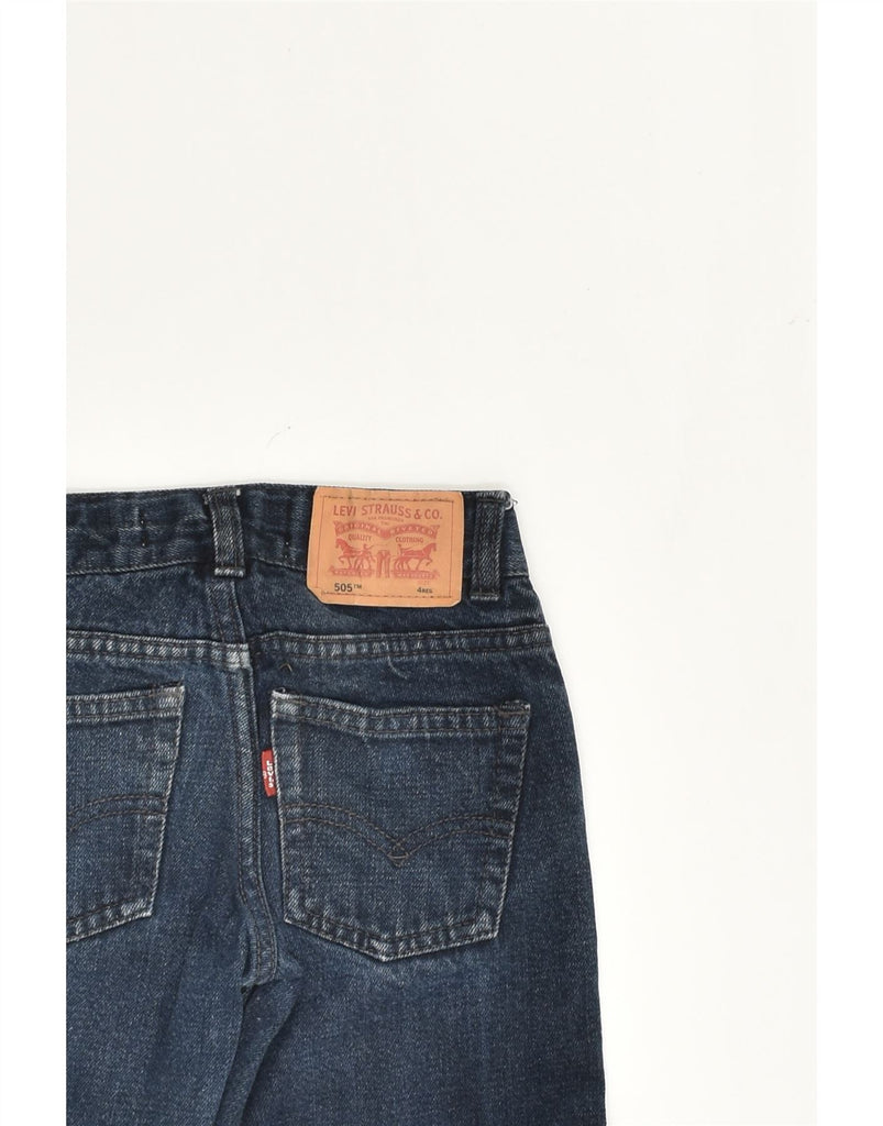 LEVI'S Boys 505 Regular Straight Jeans 3-4 Years W20 L16 Blue Cotton | Vintage Levi's | Thrift | Second-Hand Levi's | Used Clothing | Messina Hembry 