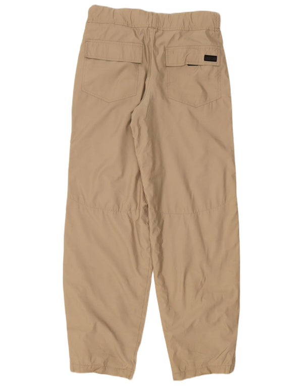 Superga Mens Straight Casual Trousers Medium W30 L33 Beige Polyester