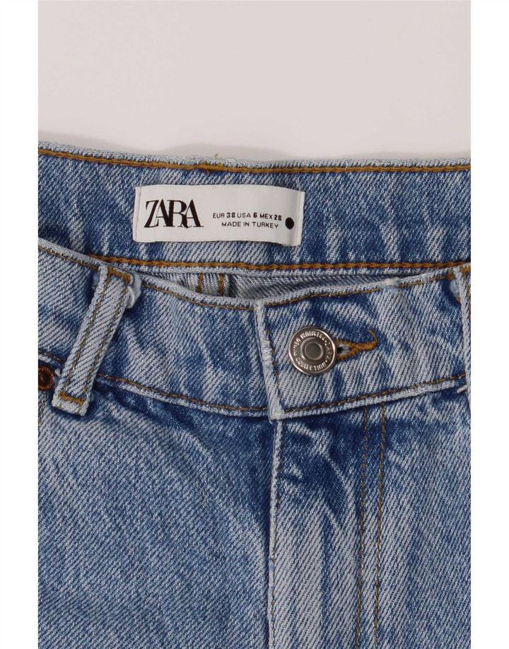 Zara Womens Straight Jeans EU 38 Small W28 L34 Blue