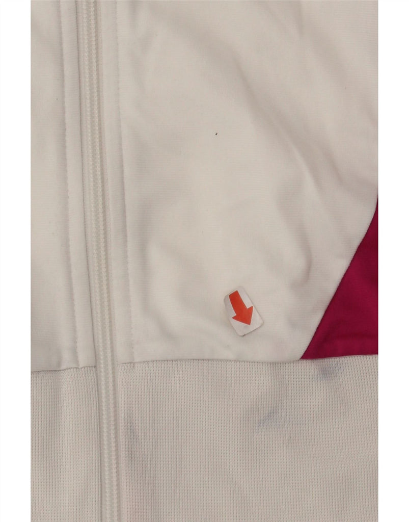 PUMA Womens Tracksuit Top Jacket UK 12 Medium White Colourblock Polyester Vintage Puma and Second-Hand Puma from Messina Hembry 