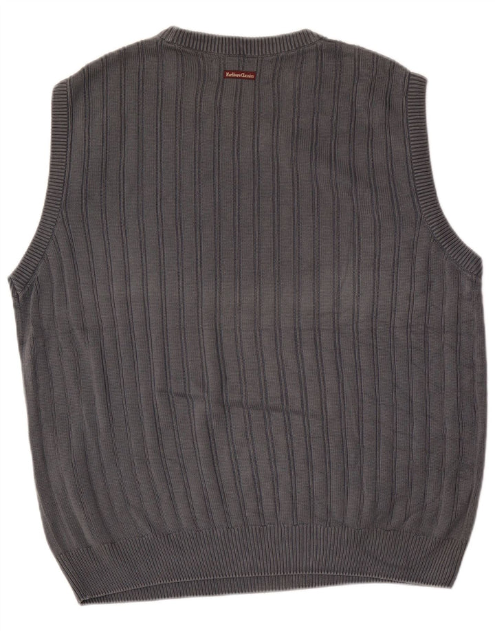 Marlboro Classics Mens Vest Tank Top XL Grey Cotton