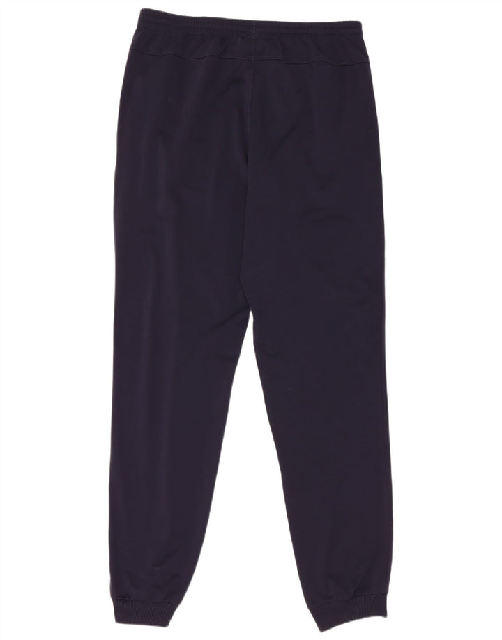 Puma Mens Tracksuit Trousers Joggers Large Navy Blue Polyester