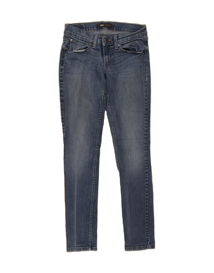LEVI'S Womens 524 Skinny Jeans W26 L32 Blue Cotton Vintage Levi's and Second-Hand Levi's from Messina Hembry 