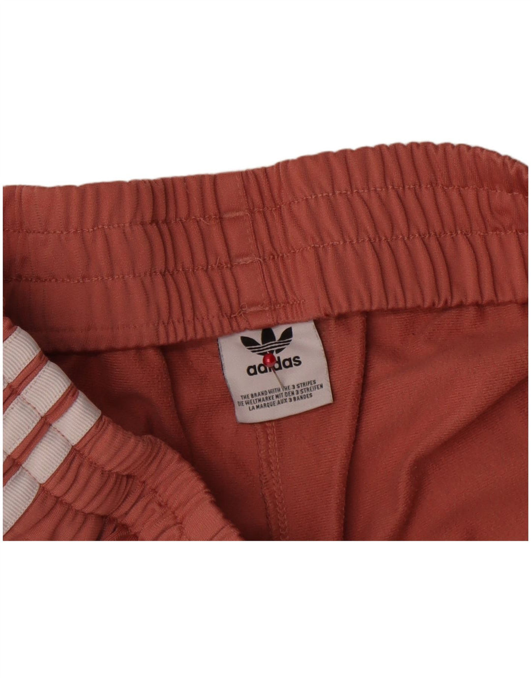 Adidas Womens Sport Shorts UK 14 Medium Pink Polyester