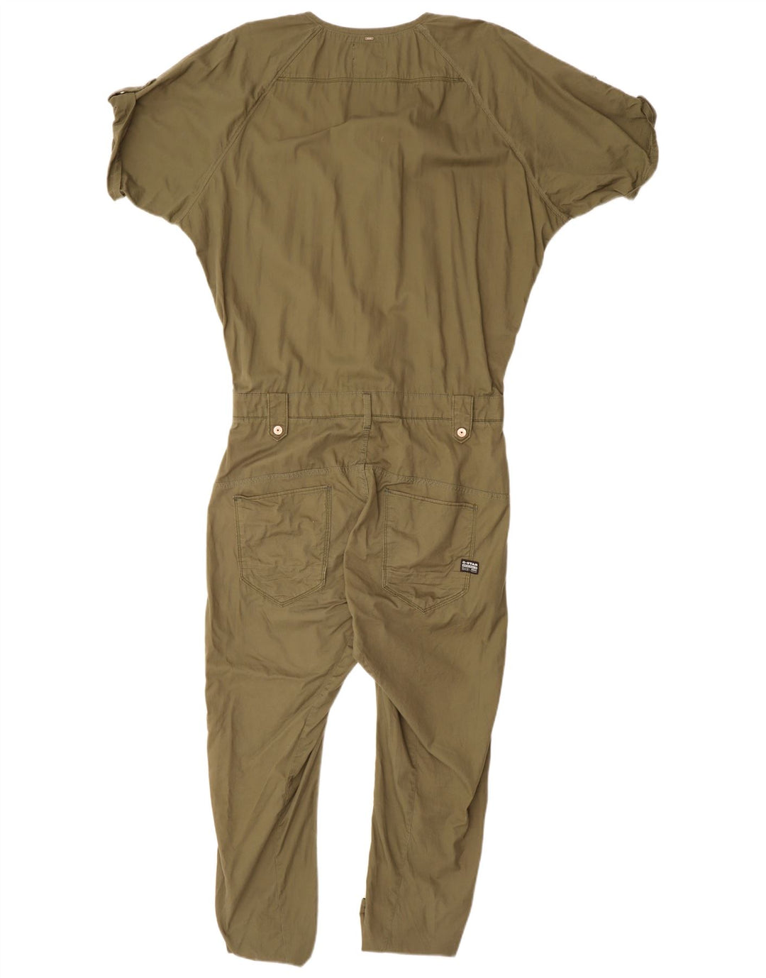 G-Star Womens Oversized Jumpsuit UK 10 Small  Khaki
