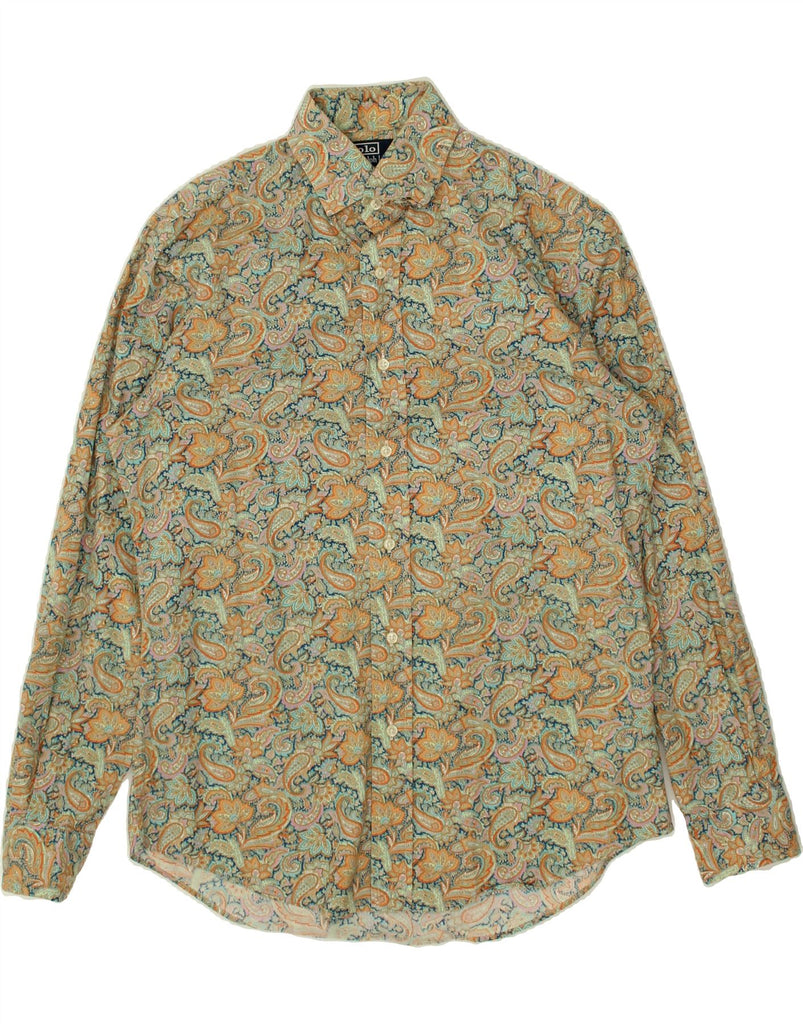 POLO RALPH LAUREN Mens Regent Custom Fit Shirt Small Multicoloured Paisley | Vintage Polo Ralph Lauren | Thrift | Second-Hand Polo Ralph Lauren | Used Clothing | Messina Hembry 